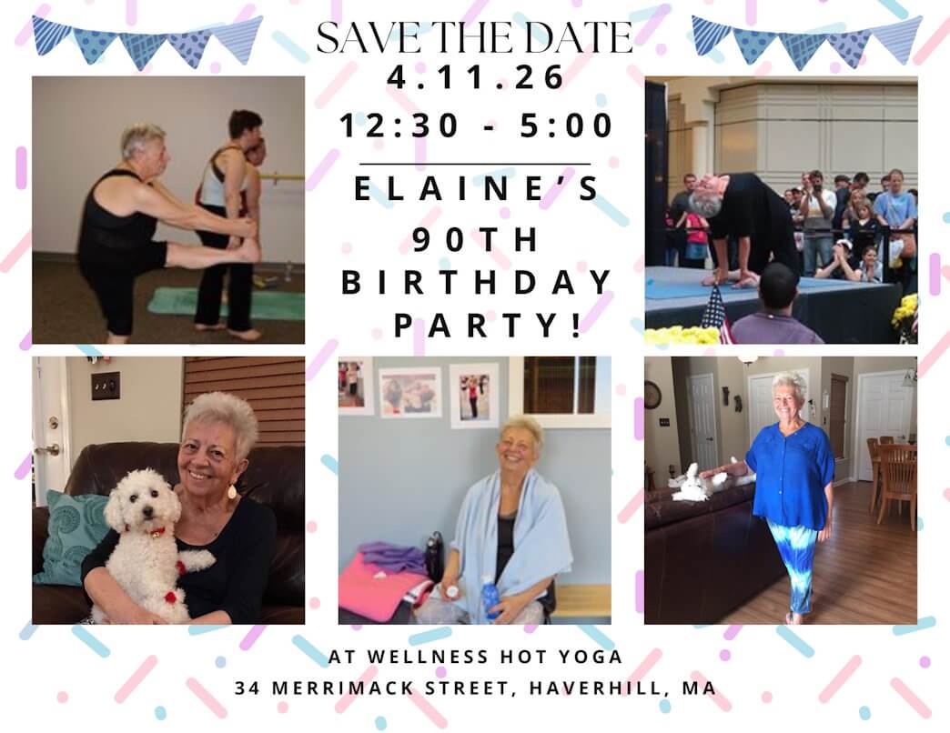 save the date - Elain's birthday party event