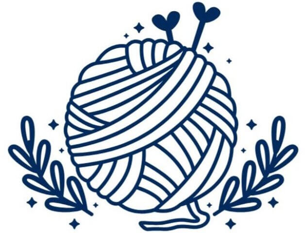knitted ball icon